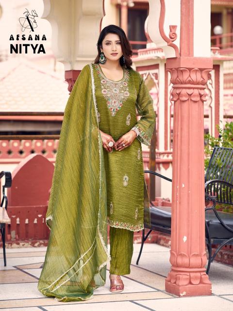 Afsana nitya 3pcs kurtis wholesale